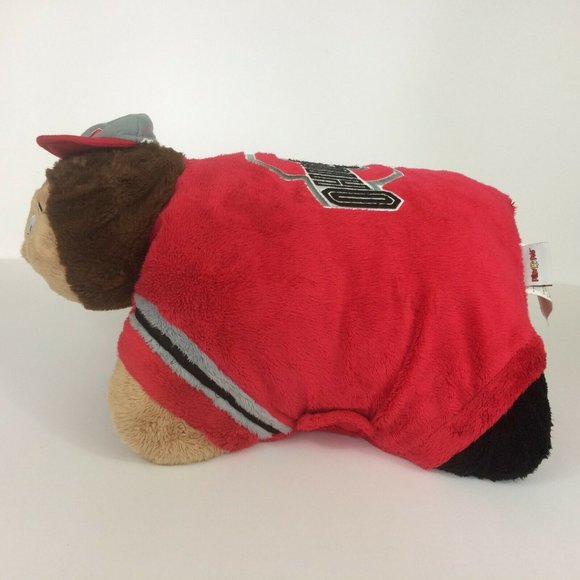 Pillow Pets Ohio State Buckeyes Plush Large 18" Mascot NCAA Stuffed Animal Toy - Picture 6 of 12